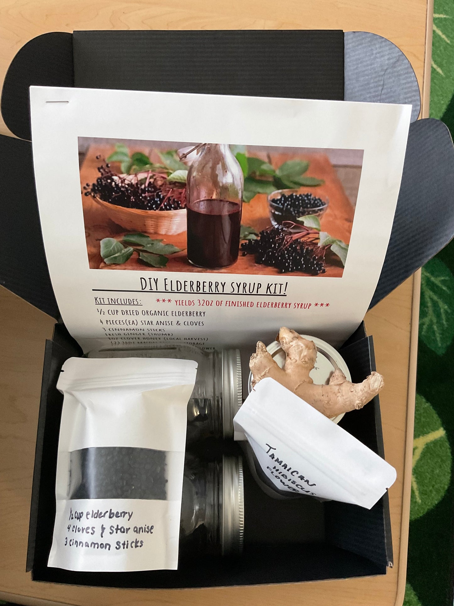 Elderberry syrup DIY kit