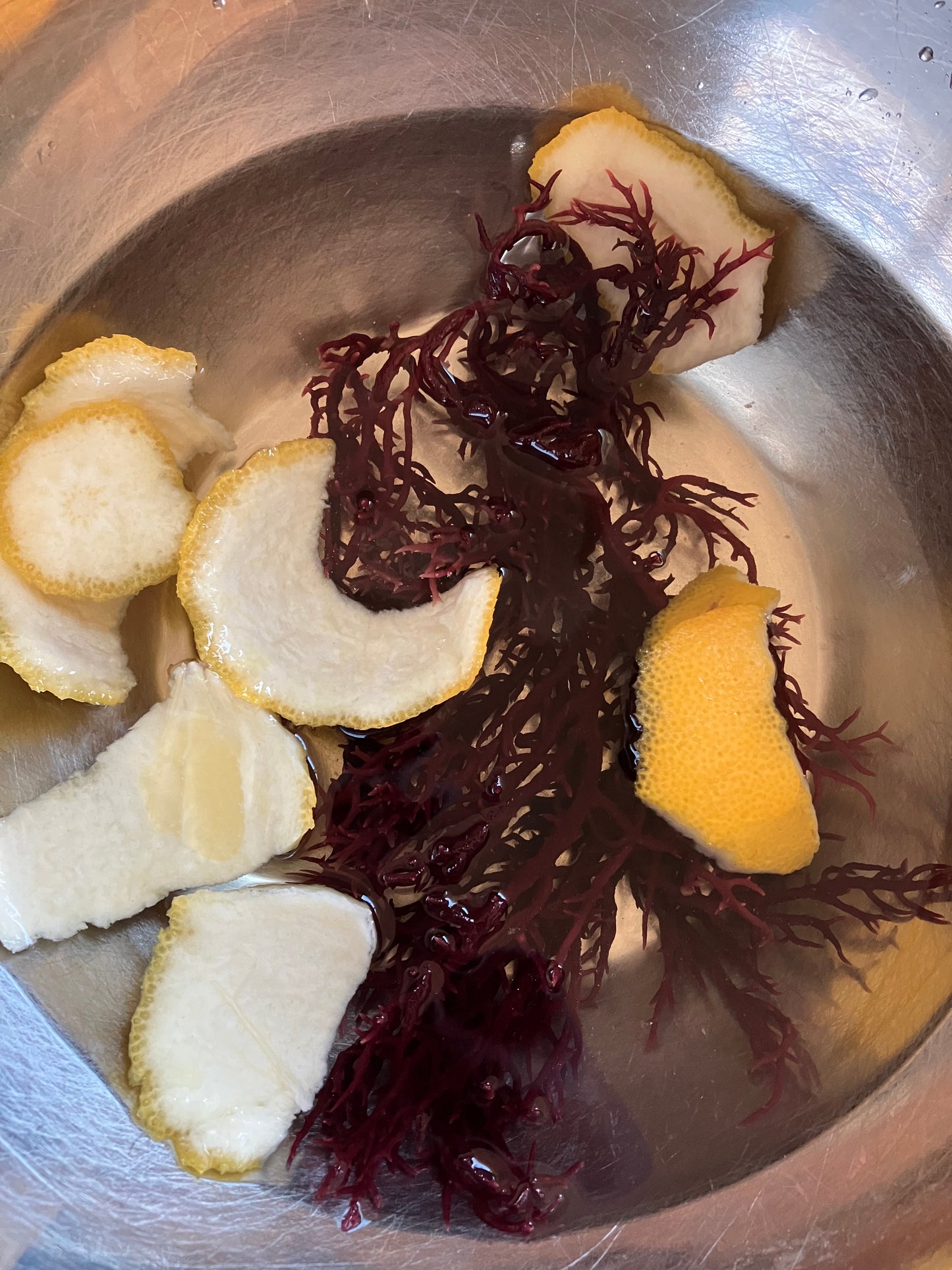 (Wild Harvested) PURPLE SEA MOSS GEL INFUSED WITH ELDERBERRY/HIBISCUS