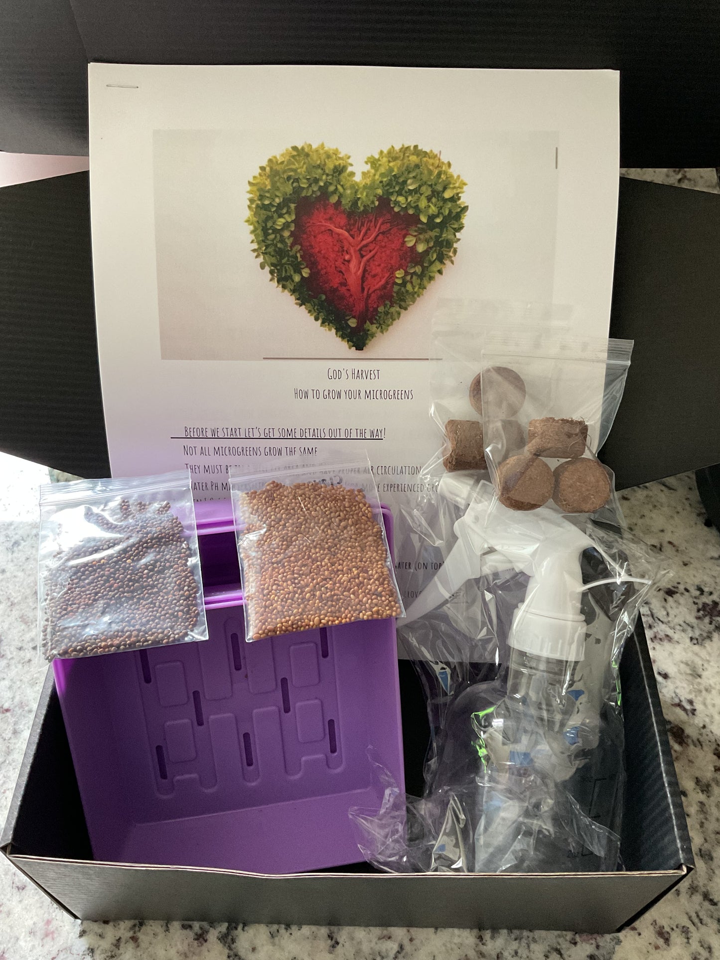 DIY Micro-greens grow kit