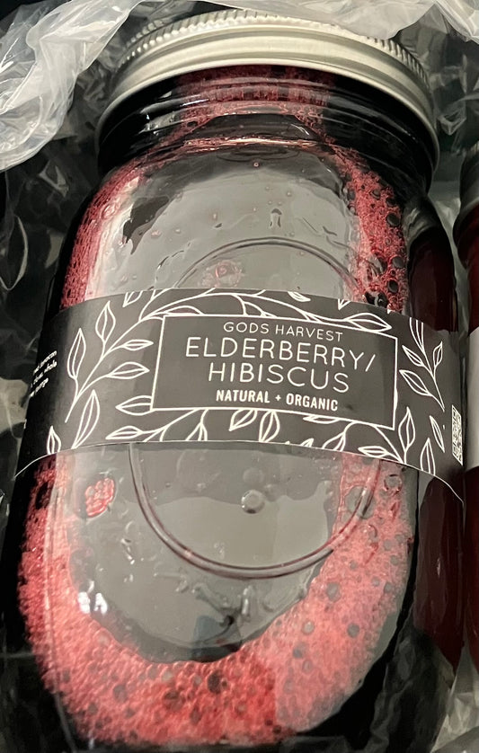 Elderberry/hibiscus BOOST SYRUP
