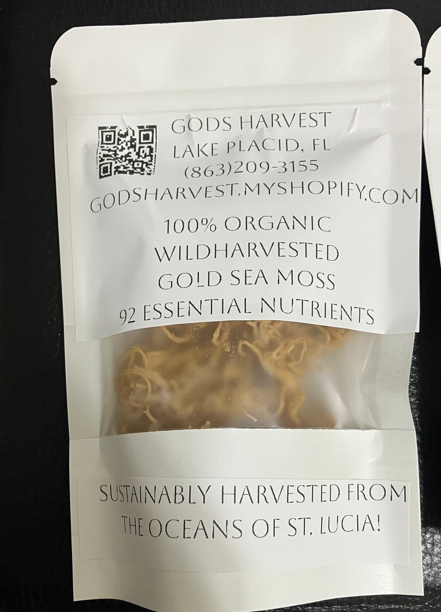 WIND HARVESTED RAW SEA MOSS (GOLD)🌱🌱